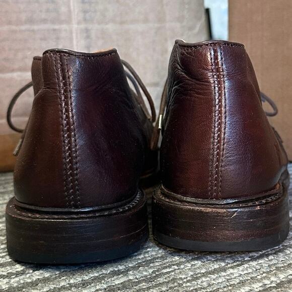 Frye Chestnut Brown Leather Chukka Boots Men’s 7D Career Preppy Office Heritage - Picture 7 of 10